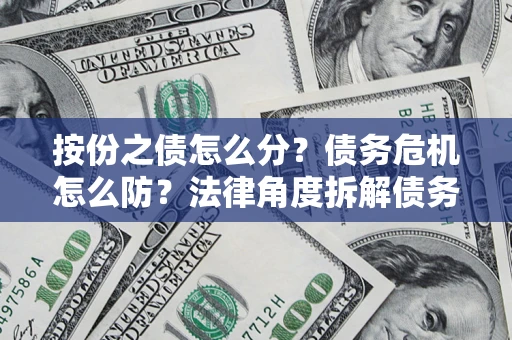 武汉按份之债怎么分？债务危机怎么防？法律角度拆解债务分配与风险自保指南