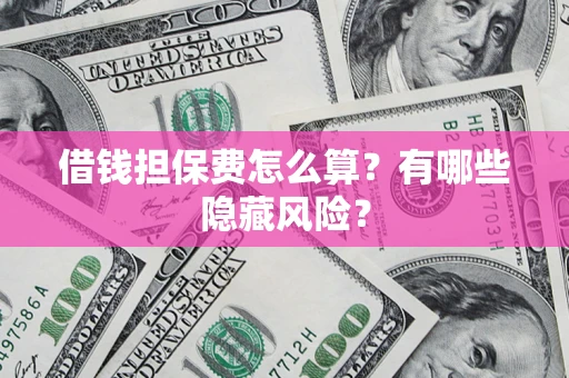 武汉借钱担保费怎么算？有哪些隐藏风险？