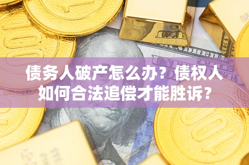 武汉债务人破产怎么办？债权人如何合法追偿才能胜诉？