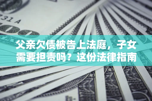 武汉父亲欠债被告上法庭，子女需要担责吗？这份法律指南必须看完