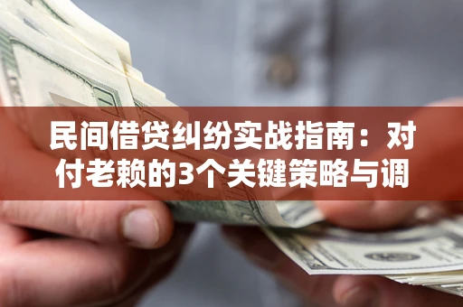 武汉民间借贷纠纷实战指南：对付老赖的3个关键策略与调解盲区解析