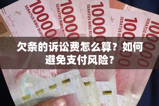 武汉欠条的诉讼费怎么算？如何避免支付风险？