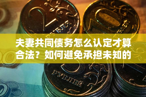 武汉夫妻共同债务怎么认定才算合法？如何避免承担未知的债务风险？