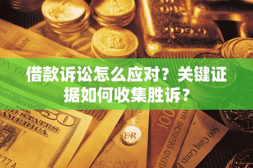 武汉借款诉讼怎么应对？关键证据如何收集胜诉？